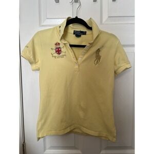 Polo Ralph Lauren Custom Fit XXL Kids Yellow Mercer Polo Shirt